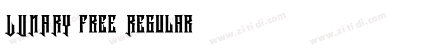 LUNARY free Regular字体转换